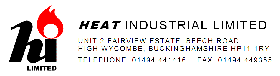 Heat Industrial Limited - Logo and address - Telephone: 01494 441416
