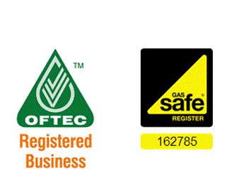 Gassafe Register Logo and Oftec Logo